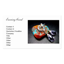 Lavender Quartz Stone Earring Card2 Business Card