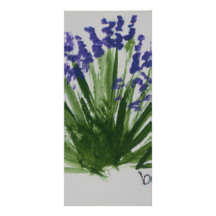Lavender Rack Card Template