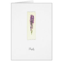 Lavender - Reply Card