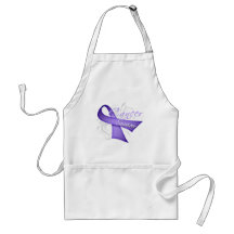Lavender Ribbon - Cancer Survivor Aprons