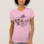 Lavender Rose Bride T Shirts