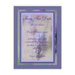 Lavender save the date wedding stylish