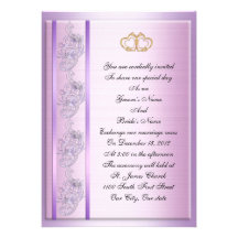 Lavender Wedding Invitation