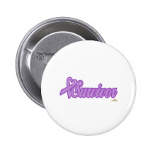 LavenderHeartRibbonSurvivor Button