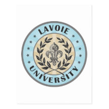 Lavoi University Light Blue Postcard