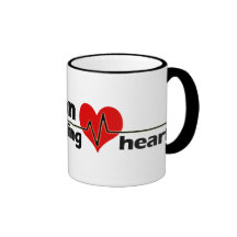 L'avortement arrête un coeur battant, contre l'avo mug à café