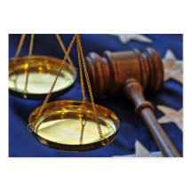 Law and order business card