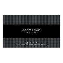 Law Business Card - Bordered