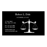 Law Businesscard Black Business Cards