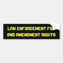 LAW ENFORCEMENT BUMPER STICKER