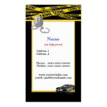 Law Enforcement Business Card