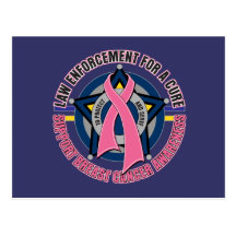 Law Enforcement For A Cure Breast Cancer Post Cards