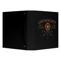 Law Enforcement Western Vinyl Binders