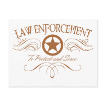 Law Enforcement Western Postcards
