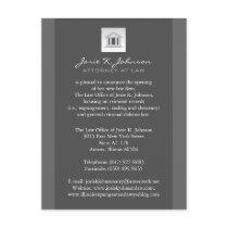 Law Firm Announcement Cards Post Cards