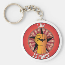 Law Is Power Key Chain