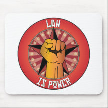 Law Is Power Mouse Pad