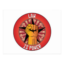 Law Is Power Postcards
