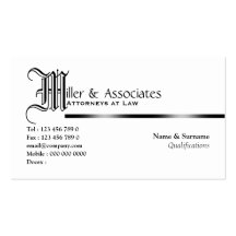 Law legal attorney black silver business card template