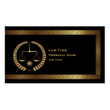 Law & Legal Business Card
