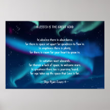 Law of Attraction & Abundance Aurora Art Poster