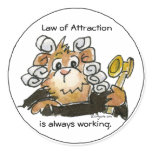 Law of Attraction Cartoon Judge Stickers