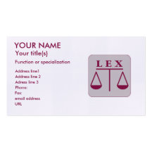 Law Office Lawyer Business Cards
