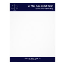 LAW OFFICES Letterhead