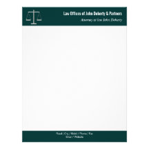 LAW OFFICES Letterhead