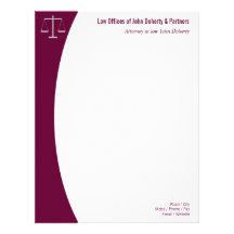 LAW OFFICES Letterhead