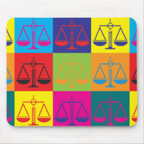 Law Pop Art Mouse Mats
