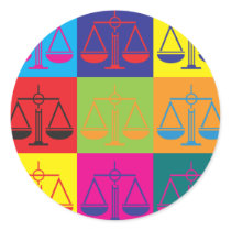 Law Pop Art Sticker