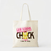Law School Chick 1 Tote Bags