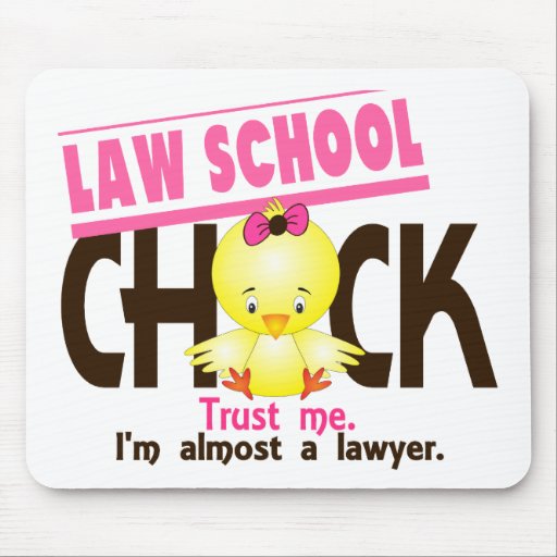Law School Chick 3 Mousepad