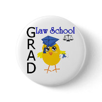 Law School Grad Pinback Button