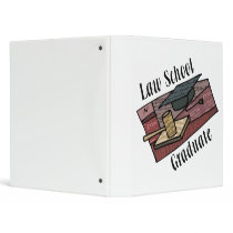 Law School Graduate 3 Ring Binder