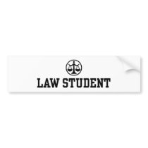 Law Student Bumper Stickers