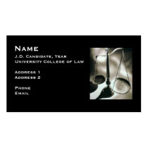 Law Student Business Card 3 business cards
