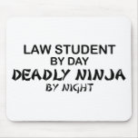 Law Student Deadly Ninja Mousepads