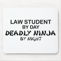 Law Student Deadly Ninja Mousepads