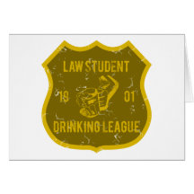 Law Student Drinking League Cards
