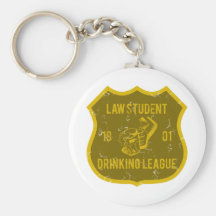 Law Student Drinking League Keychains