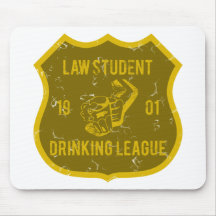 Law Student Drinking League Mousepad