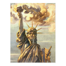 Lawless Lady Liberty Post Cards