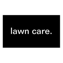 Lawn Care Business Card
