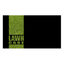 Lawn care business card