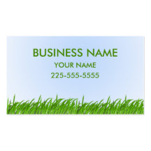 Lawn Care Business Card Templates