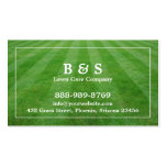Lawn Care Field Grass Business card