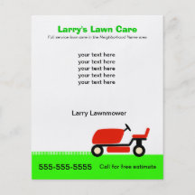 Lawn Care Services Flyer Design