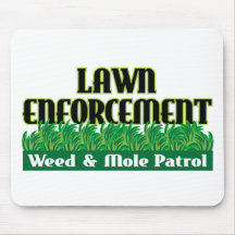 Lawn Enforcement Mouse Mat